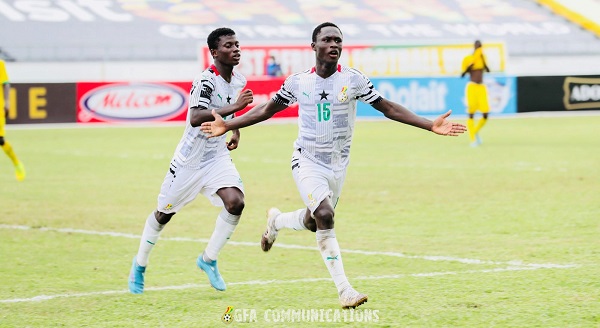 Pius Adua set Ghana on course for a resounding victory against Togo